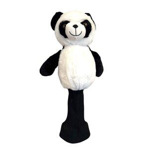 Creative Covers For Golf Panda Bear Head Cover Soft Stuff Creations Black White